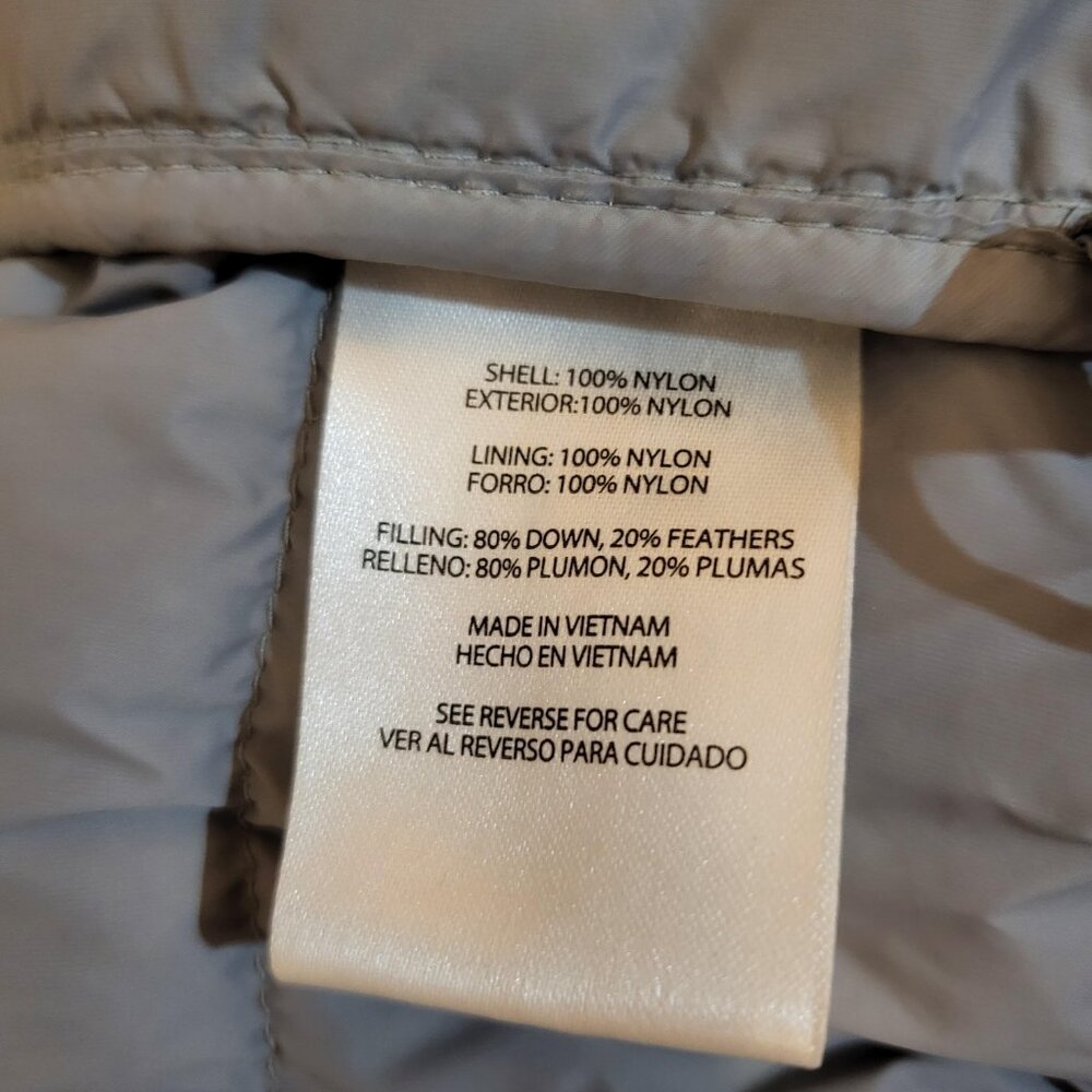 Eddie Bauer EB650 Down Puffer Vest Women XXL Gray - Picture 7 of 8
